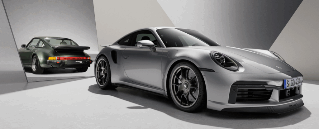 Obrázek z předposlední strany výroční zprávy za rok 2024 společnosti Porsche