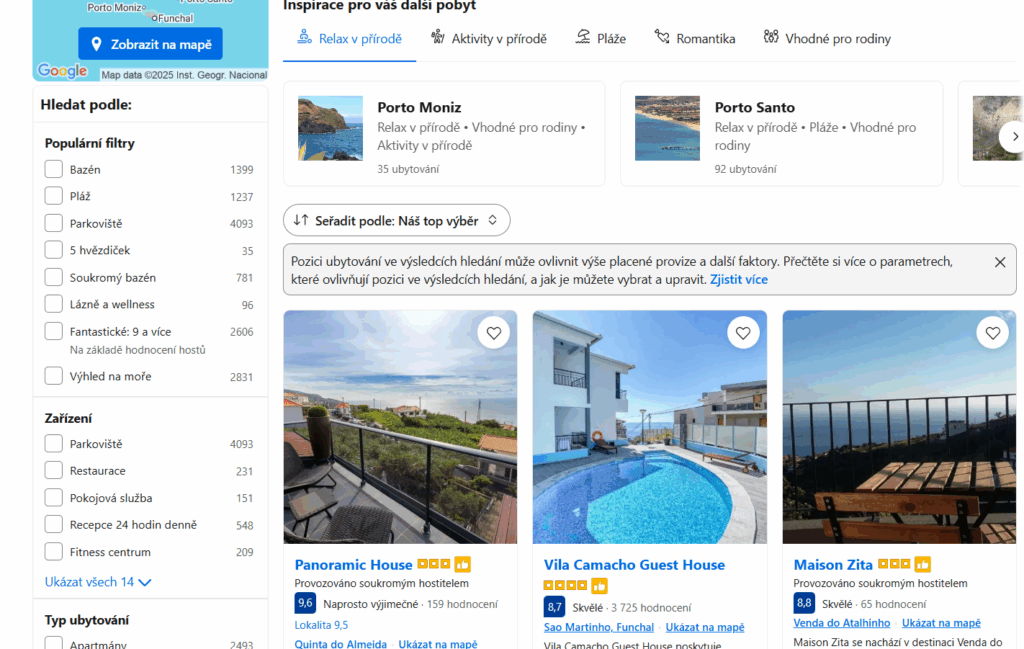 Booking Madeira