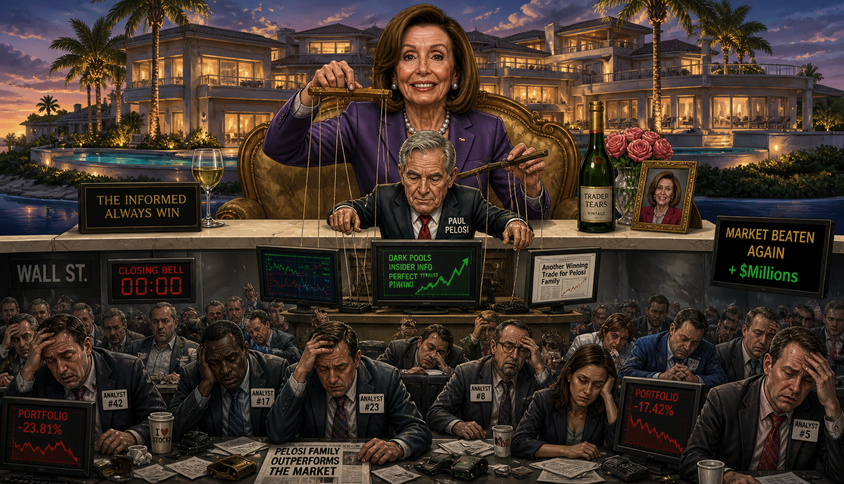 Nancy Pelosi aneb jak (ne)legálně porážet trh